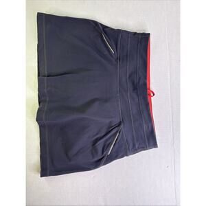 Athleta Skirt Womens Small Tall Gray Skort Athletic Golf‎ Tennis Lined Stretch